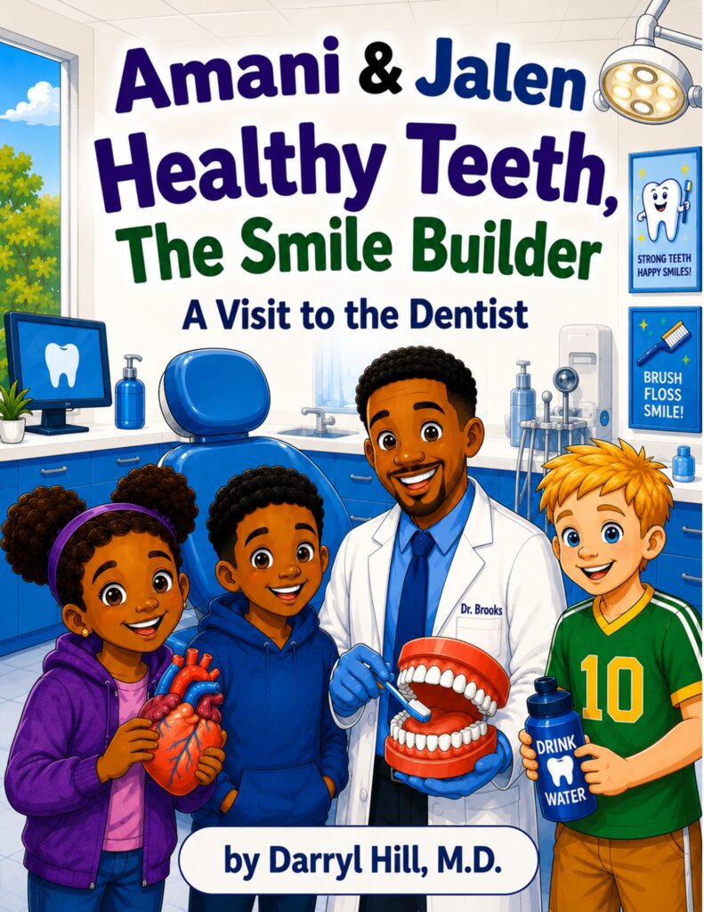 Amani and Jalen Healthy Teeth, the smile builder. A visit to the dentist